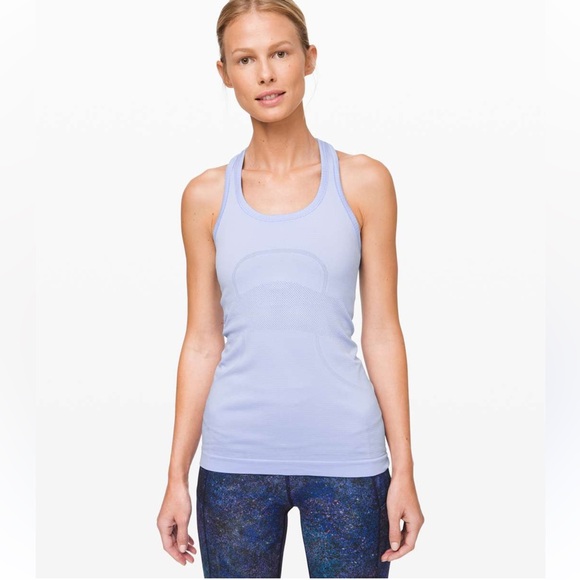 Lululemon Swiftly Tech Racerback Lavender Dusk Size 6 Yoga Athletic Casual Gym - Picture 1 of 11